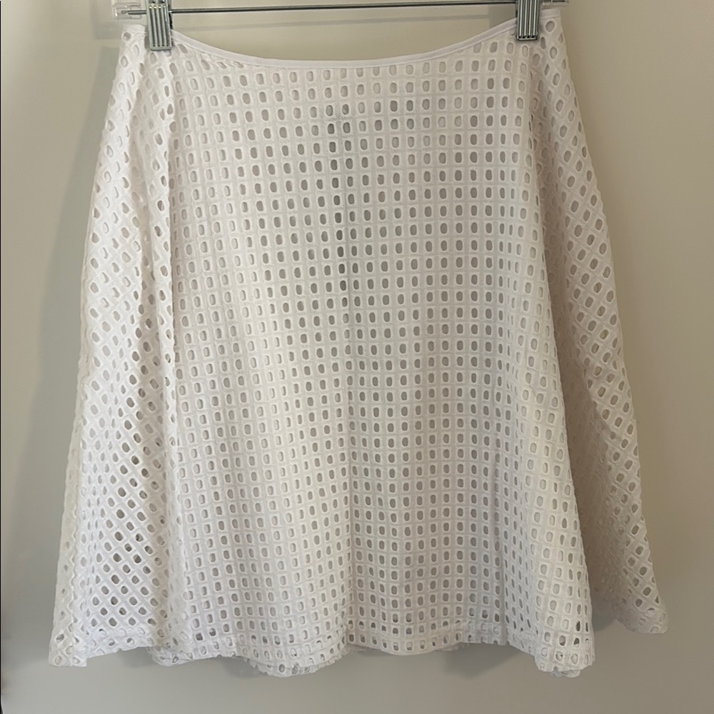 White Eyelet Skirt